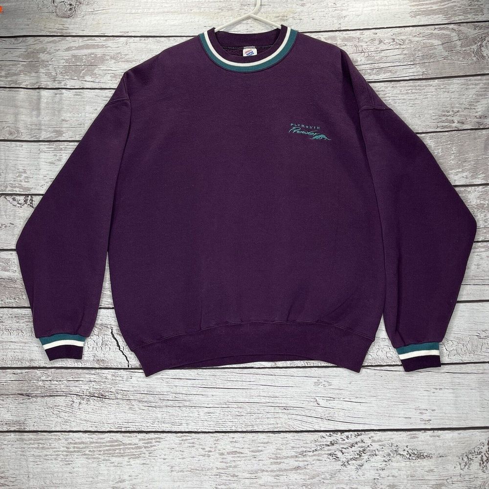 Vintage Plymouth Prowler Crewneck Sweatshirt Men's‎ 2X Jerzees Super Sweats